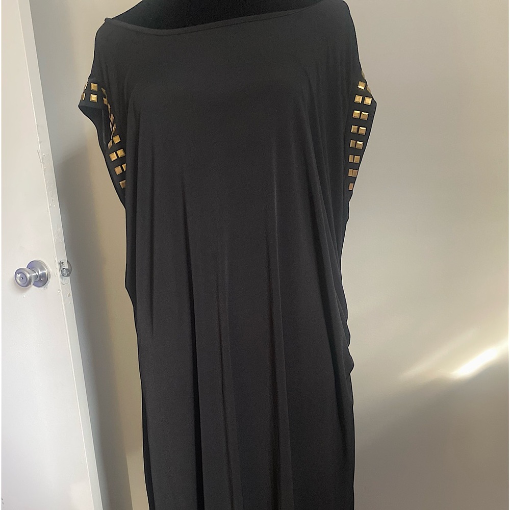 Yellowish gold maxi dress